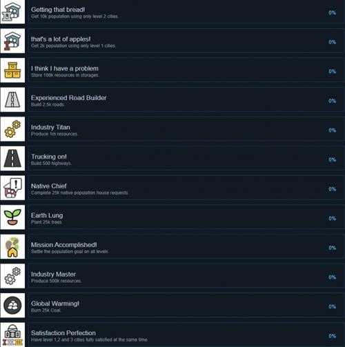 《小小城建》全成就列表一览