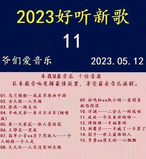 群星《2023好听新歌11》十倍音质WAV分轨