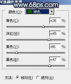 Photoshop将外景人物图片调制成甜美的暗青色