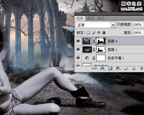 photoshop 合成颓废的艺术壁纸