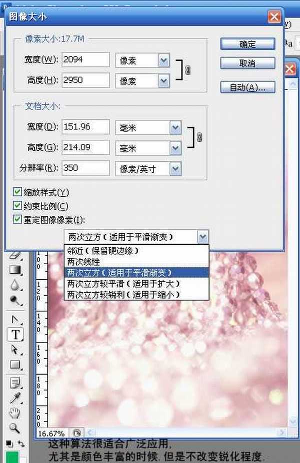 photoshop CS3调整图片大小的技巧