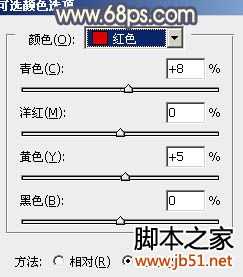 为绿色外景人物图片增加朦胧的淡黄色效果ps教程