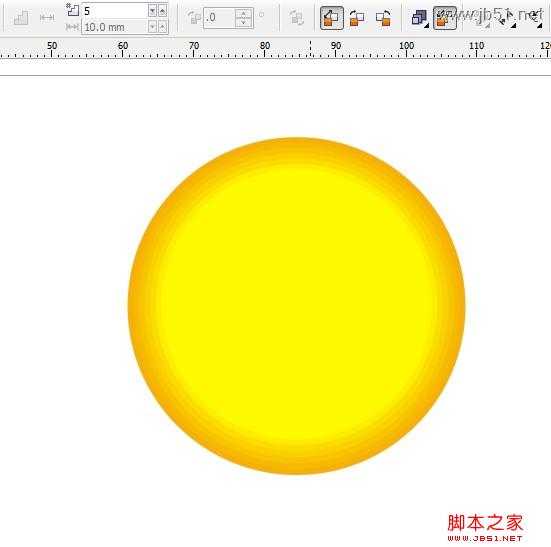 CoreIDraw(CDR)绘制简单的笑脸教程技巧分享