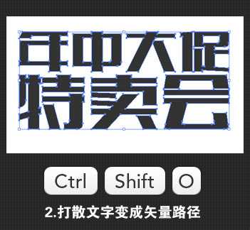 AI与PS结合制作非常有冲击的促销金色立体字