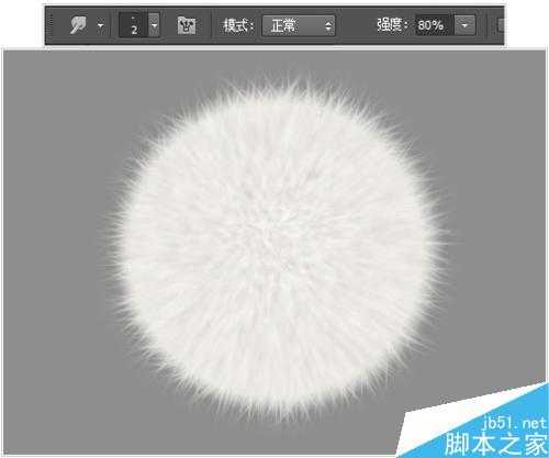 用PS制作漂亮的毛绒绒小球