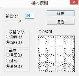 ps怎么给图片添加动感速度的效果?