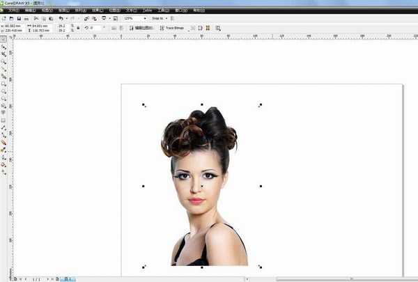 coreldraw x5简单快速描摹位图模仿油画效果教程